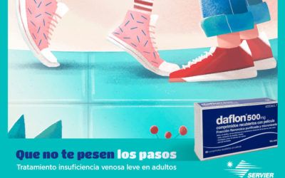 ¿Insuficiencia Venosa Crónica? QUE NO TE PESEN LOS PASOS CON DAFLON®